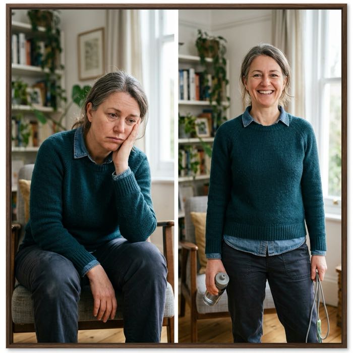 Vorher und Nachher Video von Anna